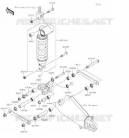 SUSPENSION   SHOCK ABSORBER voor Kawasaki NINJA ZX-6R 2019
