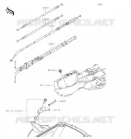 CABLES voor Kawasaki NINJA ZX-6R 2019