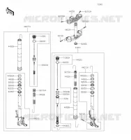 FRONT FORK voor Kawasaki NINJA ZX-6R 2019