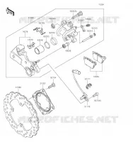 REAR BRAKE voor Kawasaki NINJA ZX-6R 2019
