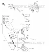 REAR MASTER CYLINDER voor Kawasaki NINJA ZX-6R 2019