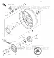 REAR WHEEL   CHAIN voor Kawasaki NINJA ZX-6R 2019