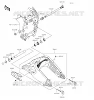SWINGARM voor Kawasaki NINJA ZX-6R 2019