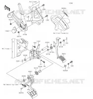BRAKE PEDAL   THROTTLE LEVER voor Kawasaki MULE PRO-FX 2019