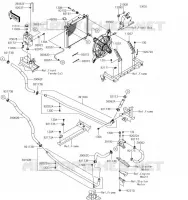 RADIATOR voor Kawasaki MULE PRO-FX 2019