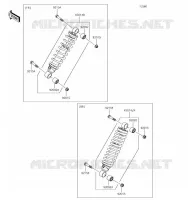 SUSPENSION   SHOCK ABSORBER voor Kawasaki MULE PRO-FX 2019