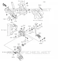 BRAKE PEDAL   THROTTLE LEVER voor Kawasaki MULE PRO-FX 2019