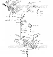ENGINE MOUNT voor Kawasaki MULE PRO-FX 2019
