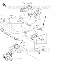 EXHAUST voor Kawasaki MULE PRO-FX 2019