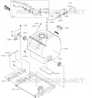 FUEL TANK voor Kawasaki MULE PRO-FX 2019
