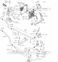 RADIATOR voor Kawasaki MULE PRO-FX 2019