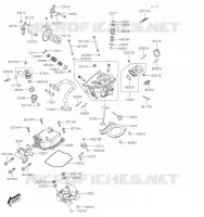 CYLINDER HEAD voor Kawasaki BRUTE FORCE 300 2020