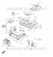 FRONT FENDER voor Kawasaki BRUTE FORCE 300 2020