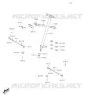 STEERING COLUMN voor Kawasaki BRUTE FORCE 300 2020