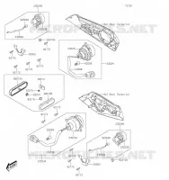 TAILLIGHT(S) voor Kawasaki BRUTE FORCE 300 2020