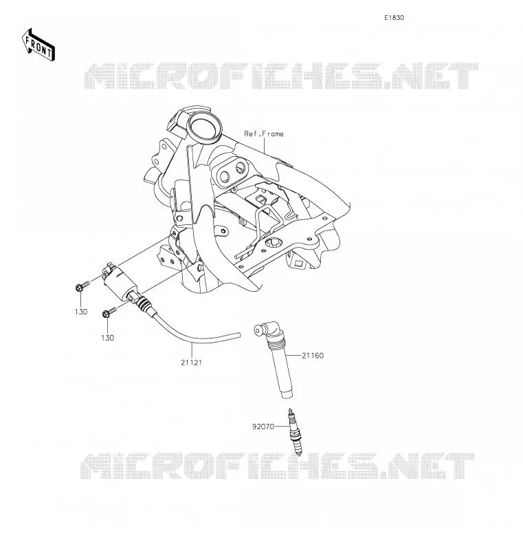 IGNITION SYSTEM Kawasaki MOTOS 125 2020 NINJA 125  BX125ALF