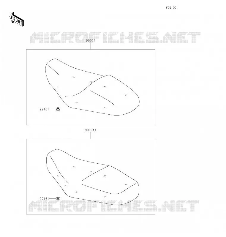 ACCESSORY(Seat) Kawasaki MOTOS 800 2019 W800 STREET  EJ800BKF