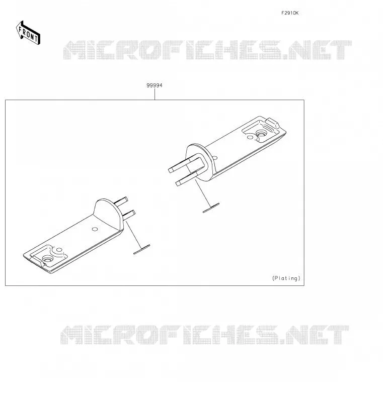 ACCESSORY(Foot Peg) Kawasaki MOTOS 650 2020 VULCAN S  EN650CLF