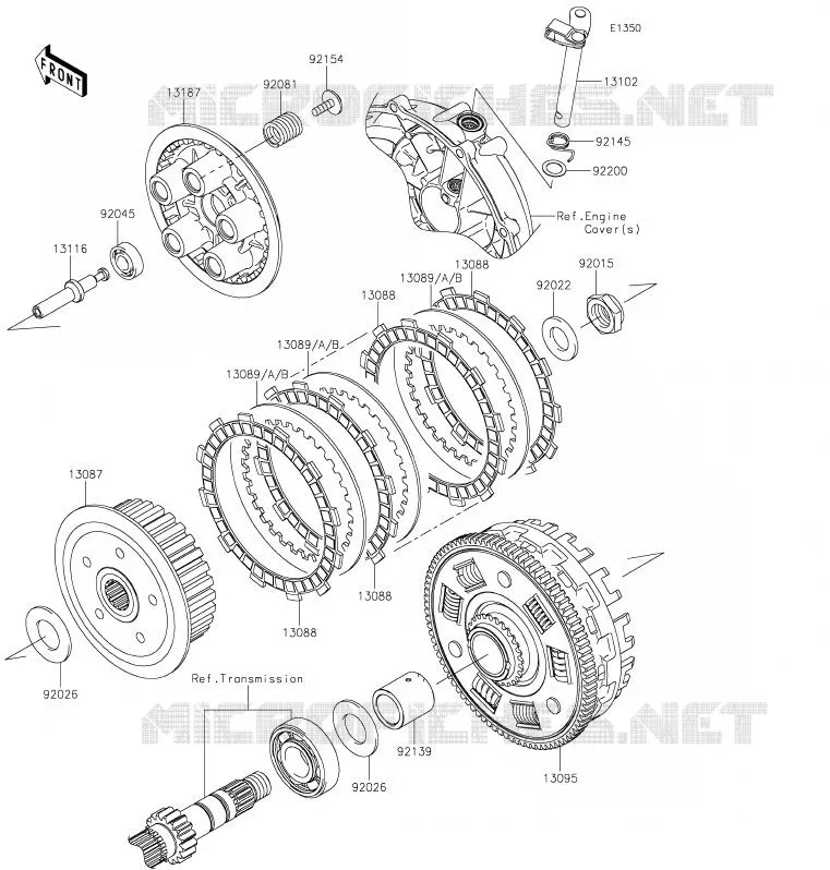 CLUTCH Kawasaki MOTOS 650 2020 VULCAN S  EN650CLF