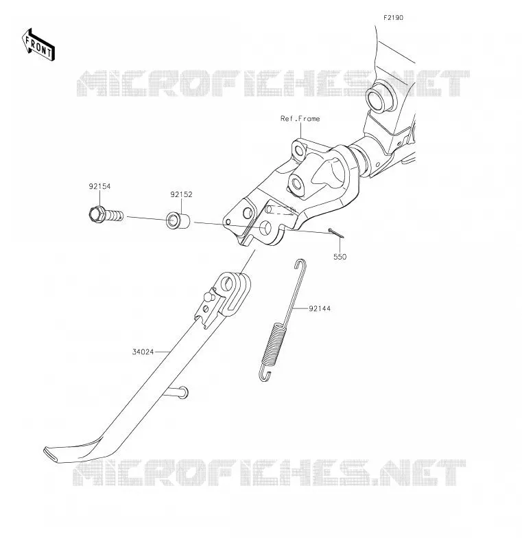 STAND Kawasaki MOTOS 650 2020 VULCAN S  EN650CLF