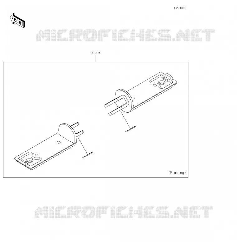 ACCESSORY(Foot Peg) Kawasaki MOTOS 650 2020 VULCAN S  EN650CLF