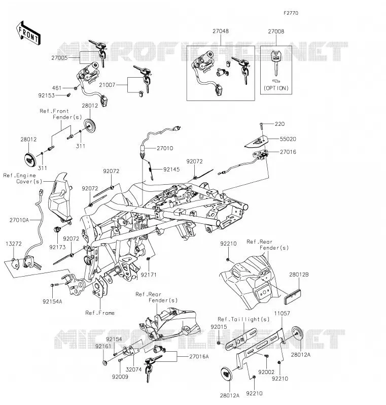SWITCH Kawasaki MOTOS 300 2020 VERSYS-X 300  KLE300BLFA