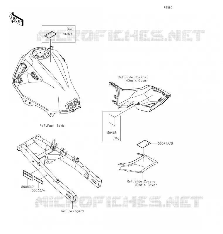 LABELS Kawasaki MOTOS 300 2019 VERSYS-X 300  KLE300CKF