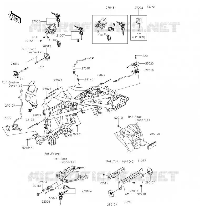 SWITCH Kawasaki MOTOS 300 2019 VERSYS-X 300  KLE300CKF