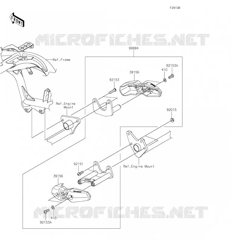 ACCESSORY (PROTECTION MOTEUR) Kawasaki MOTOS 650 2020 VERSYS 650  KLE650FLF