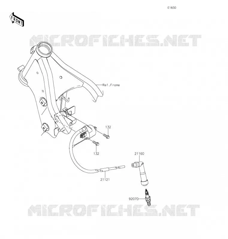 IGNITION SYSTEM Kawasaki MOTOS 250 2020 KLX250  KLX250SLFA