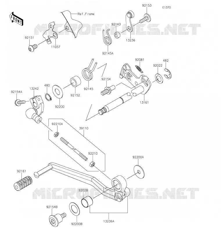 SHIFT Kawasaki MOTOS 1000 2020 VERSYS 1000  KLZ1000CLF