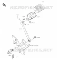 BRAKE PEDAL   TORK LINK voor Kawasaki VULCAN 900 CLASSIC 2020