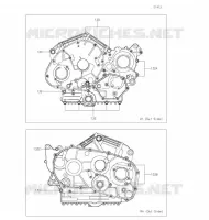 CRANKCASE BOLT voor Kawasaki VULCAN 900 CLASSIC 2020
