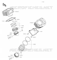 CYLINDER   PISTON  voor Kawasaki VULCAN 900 CLASSIC 2020