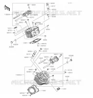 CYLINDER HEAD voor Kawasaki VULCAN 900 CLASSIC 2020
