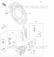 FRONT BRAKE voor Kawasaki VULCAN 900 CLASSIC 2020