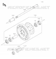 FRONT WHEEL voor Kawasaki VULCAN 900 CLASSIC 2020