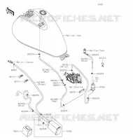 FUEL EVAPORATION SYSTEM(CA) voor Kawasaki VULCAN 900 CLASSIC 2020
