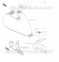 LABELS voor Kawasaki VULCAN 900 CLASSIC 2020