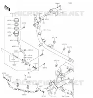 REAR MASTER CYLINDER voor Kawasaki VULCAN 900 CLASSIC 2020