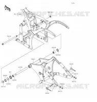 SWINGARM voor Kawasaki VULCAN 900 CLASSIC 2020