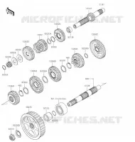TRANSMISSION voor Kawasaki VULCAN 900 CLASSIC 2020