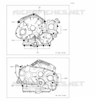 CRANKCASE BOLT voor Kawasaki VULCAN 900 CUSTOM 2020