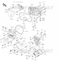 ENGINE COVERS voor Kawasaki VULCAN 900 CUSTOM 2020