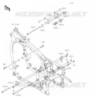 ENGINE MOUNT voor Kawasaki VULCAN 900 CUSTOM 2020