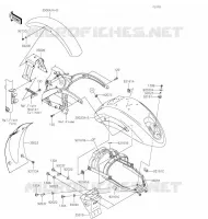 FENDER voor Kawasaki VULCAN 900 CUSTOM 2020