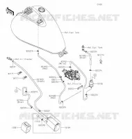 FUEL EVAPORATION SYSTEM(CA) voor Kawasaki VULCAN 900 CUSTOM 2020