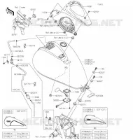 FUEL TANK voor Kawasaki VULCAN 900 CUSTOM 2020