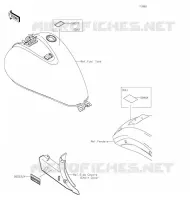 LABELS voor Kawasaki VULCAN 900 CUSTOM 2020