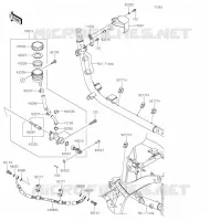 REAR MASTER CYLINDER voor Kawasaki VULCAN 900 CUSTOM 2020